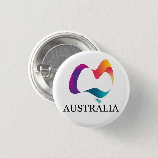 Happy Australia Day Ronde Button 3,2 Cm (Voorkant /achterkant)
