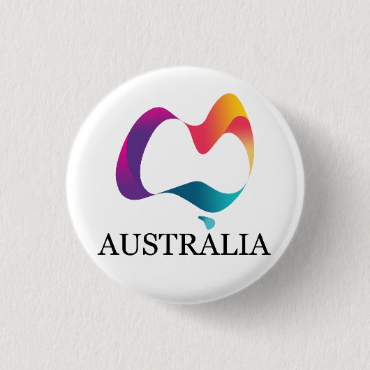 Happy Australia Day Ronde Button 3,2 Cm (Voorkant)