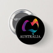 Happy Australia Day Ronde Button 5,7 Cm (Voorkant /achterkant)