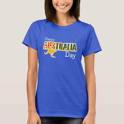 Happy Australia Day t-shirt (Voorkant)