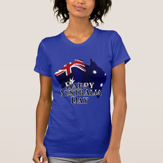 Happy Australia Day T-shirt (Voorkant)