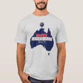 Happy Australia Day T-Shirt (Voorkant)