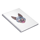 Happy Australian Cattle Dog Notitieboek (Rechterzijde)