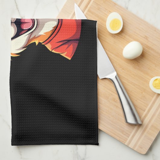 Happy Australian Cattle Dog Tank Top Theedoek (Quarter Fold)