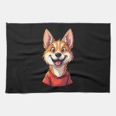 Happy Australian Cattle Dog Tank Top Theedoek (Horizontaal)