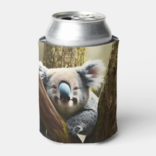 Happy Australian Koala Beer in Tree, Koelbox Blikjeskoeler (Blikje Voorkant)