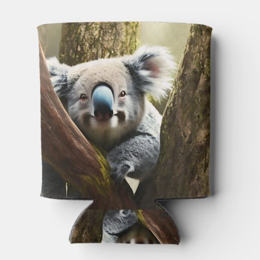 Happy Australian Koala Beer in Tree, Koelbox Blikjeskoeler (Achterkant)