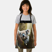 Happy Australian Koala in Tree, Kinder Schort (Insitu)