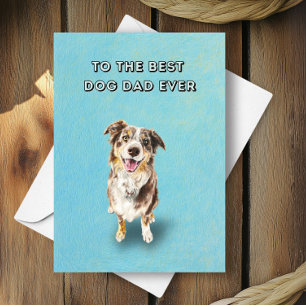 Happy Australian Shepherd Beste vader Vaderdag Kaart