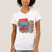 Happy Auto Auto Wash Vrouwen T-shirt (Voorkant)