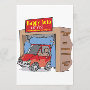 Happy Auto Wash-uitvindingen Kaart