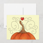 Happy Autumn Briefkaart (Voorkant / Achterkant)