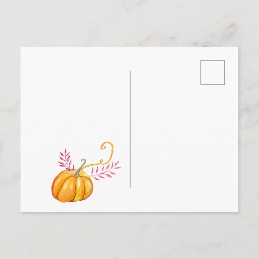 Happy Autumn Briefkaart (Achterkant)