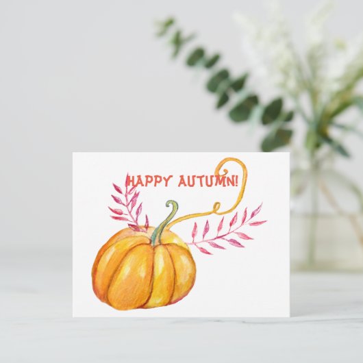 Happy Autumn Briefkaart (Staand voorkant)
