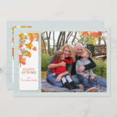 Happy Autumn-fotokaart (Voorkant / Achterkant)