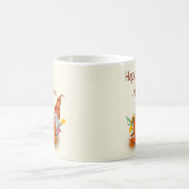 Happy Autumn Gnome Minimalist Party Koffiemok (Center)