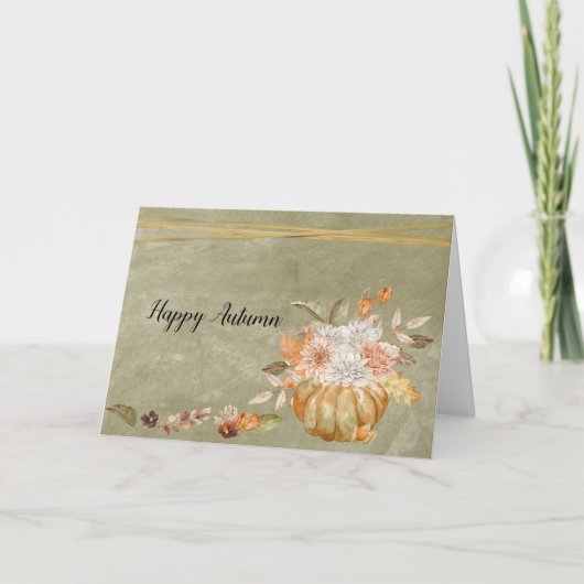 Happy Autumn Kaart (Voorkant)