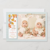 Happy Autumn Photo Aankondiging van de geboorte (Voorkant)