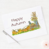 Happy Autumn Stickers Pompoen Patch Crow (Envelop)