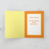 Happy Autumn Wenskaart,  Herfst bergen Kaart (Binnen)