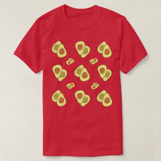 Happy Avocado 28 T-shirt (Design voorkant)