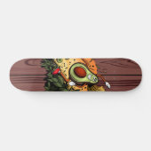 Happy Avocado Persoonlijk Skateboard (Horizontaal)