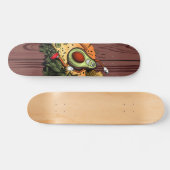 Happy Avocado Persoonlijk Skateboard (Horizontaal)