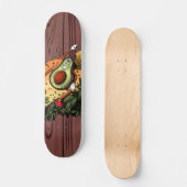 Happy Avocado Persoonlijk Skateboard (Voorkant)