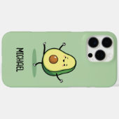 Happy Avocado Schattige vet overzicht Case-Mate iPhone Case (Achterkant (horizontaal))