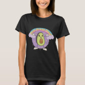 Happy Avocado Smiling T-shirt (Voorkant)