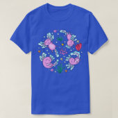 Happy Axolotl Swim Club T-shirt (Design voorkant)