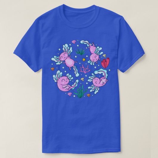 Happy Axolotl Swim Club T-shirt (Design voorkant)