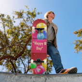  Happy "B Day" Balloon Skateboard