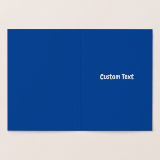 Happy B-day folie Verjaardag Kaart (Binnen)