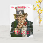 Happy B-Day Kaart (Gele Bloem)