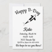 Happy B-day Orka Whale Kaart (Voorkant)