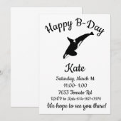 Happy B-day Orka Whale Kaart (Voorkant / Achterkant)
