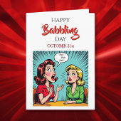 Happy Babbling Day | October 21st Kaart