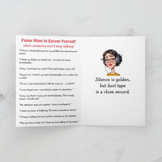 Happy Babbling Day | October 21st Kaart (Binnen)