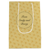 Happy BaBee Shower Bumble Bee Medium Gift Bag Medium Cadeauzakje (Achterkant)