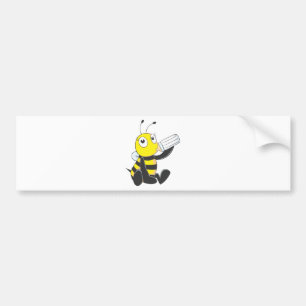 Happy Baby bee Drink melk Bumpersticker