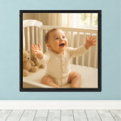 Happy Baby Canvas Afdruk (Insitu (Houten vloer))