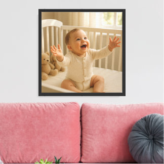 Happy Baby Canvas Afdruk