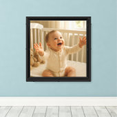 Happy Baby Canvas Afdruk (Insitu (Houten vloer))