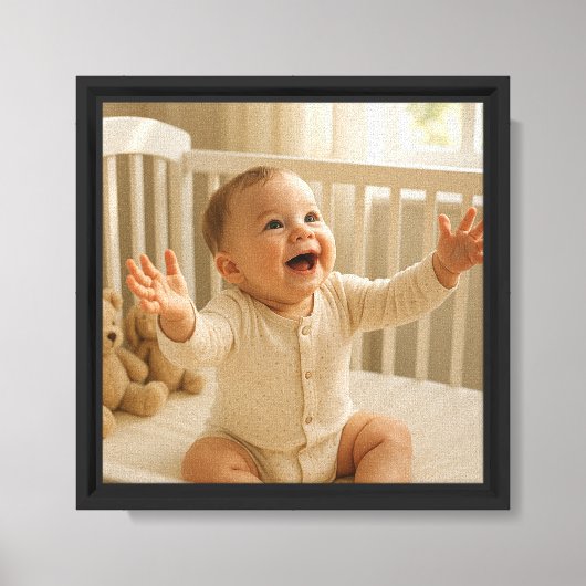 Happy Baby Canvas Afdruk (Voorkant)