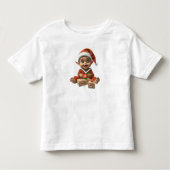 Happy Baby Christmas Elf Peuter's T-shirt (Voorkant)