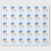 Happy Baby Custom Tekst Grappig Verpakking Papier  (Vlak)