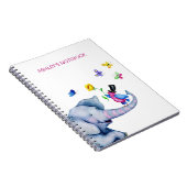 Happy Baby Elephant Notitieboek (Rechterzijde)