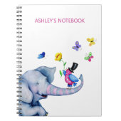 Happy Baby Elephant Notitieboek (Voorkant)