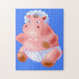 Happy Baby Hippo Legpuzzel